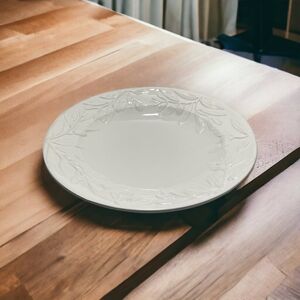 Vintage Plate PIER 1 White Grapes Salad Plate Hand Painted Embossed Grapes Plate